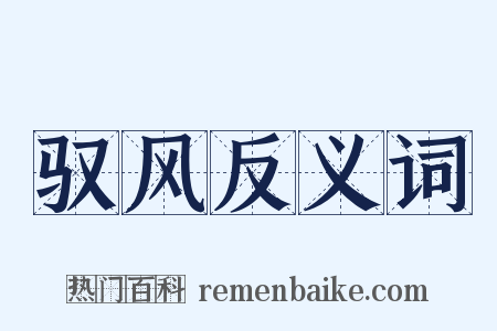 驭风反义词是什么意思的图片